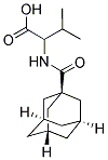 2-[(1-ADAMANTYLCARBONYL)AMINO]-3-METHYLBUTANOIC ACID 结构式