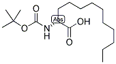 BOC-D-2-AMINODODECANOIC ACID 结构式