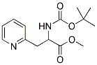 2-TERT-BUTOXYCARBONYLAMINO-3-PYRIDIN-2-YL-PROPIONIC ACID METHYL ESTER 结构式