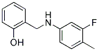 2-[(3-FLUORO-4-METHYLANILINO)METHYL]BENZENOL 结构式