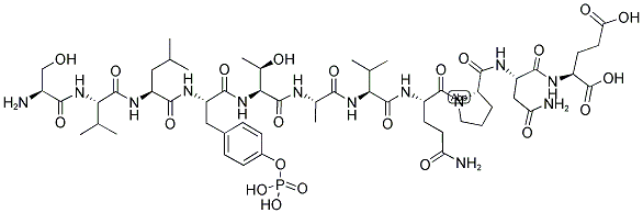 SER-VAL-LEU-PTYR-THR-ALA-VAL-GLN-PRO-ASN-GLU 结构式