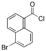 5-BROMO-NAPHTHALENE-1-CARBONYL CHLORIDE 结构式