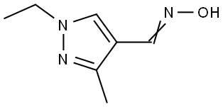 N-[(1-乙基-3-甲基-吡唑-4-基)亚甲基]羟胺 结构式