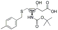 BOC-(3R,4S)CYSTA(CH 3BZL)-OH 结构式