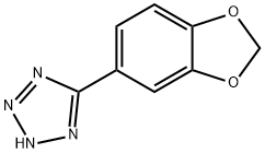 5-(苯并[D][1,3]二氧戊环-5-基)-2H-四唑 结构式