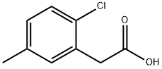 (2-CHLORO-5-METHYLPHENYL)ACETIC ACID 结构式