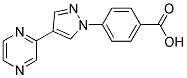 4-[4-(PYRAZIN-2-YL)-1H-PYRAZOL-1-YL]BENZOIC ACID 结构式