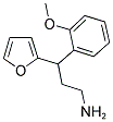 3-FURAN-2-YL-3-(2-METHOXY-PHENYL)-PROPYLAMINE 结构式