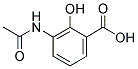 3-(ACETYLAMINO)-2-HYDROXYBENZOIC ACID 结构式
