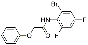 N-(6-BROMO-2,4-DIFLUOROPHENYL)-2-PHENOXYETHANAMIDE 结构式