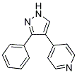 4-[3-PHENYL-1H-PYRAZOL-4-YL]PYRIDINE 结构式