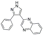 2-[3-PHENYL-1H-PYRAZOL-4-YL]QUINOXALINE 结构式