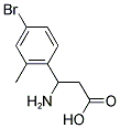 3-(4-BROMO-2-METHYLPHENYL)-BETA-ALANINE 结构式