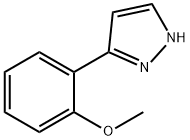 3-(2-甲氧基苯基)-1H-吡唑 结构式