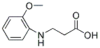 3-(2-METHOXY-PHENYLAMINO)-PROPIONIC ACID 结构式