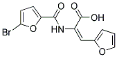 2-[(5-BROMO-2-FUROYL)AMINO]-3-(2-FURYL)ACRYLIC ACID 结构式