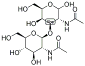 2-ACETAMIDO-2-DEOXY-3-O-(B-D-2-ACETAMIDO-2-DEOXYGLUCOPYRANOSYL)-D-GALACTOPYRANOSE 结构式