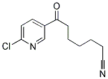 7-(6-CHLORO-3-PYRIDYL)-7-OXOHEPTANENITRILE 结构式