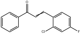 2-CHLORO-4-FLUOROCHALCONE 结构式