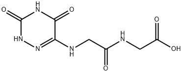 [2-(3,5-DIOXO-2,3,4,5-TETRAHYDRO-[1,2,4]TRIAZIN-6-YLAMINO)-ACETYLAMINO]-ACETIC ACID 结构式