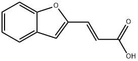 (E)-3-(苯并呋喃-2-基)败脂酸 结构式