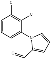 1-(2,3-二氯苯基)-1H-吡咯-2-甲醛 结构式