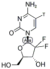 GEMCITABINE, [5-3H]- 结构式