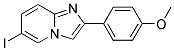 4-(6-IODOIMIDAZO[1,2-A]PYRIDIN-2-YL)PHENYL METHYL ETHER 结构式