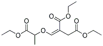 DIETHYL 2-[(2-ETHOXY-1-METHYL-2-OXOETHOXY)METHYLIDENE]SUCCINATE 结构式