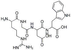 D-ARG-GLY-ASP-TRP 结构式