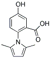 2-(2,5-二甲基-1H-吡咯-1-基)-5-羟基苯甲酸 结构式