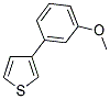 3-(3-METHOXY-PHENYL)-THIOPHENE 结构式