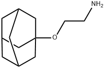 [2-(1-金刚烷氧基)乙基]胺 结构式