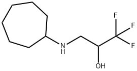 3-(环庚基氨基)-1,1,1-三氟丙-2-醇 结构式