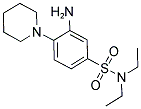 3-AMINO-N,N-DIETHYL-4-PIPERIDIN-1-YL-BENZENESULFONAMIDE 结构式