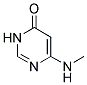 6-(METHYLAMINO)PYRIMIDIN-4(3H)-ONE 结构式