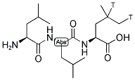 L-LEUCINE-L-LEUCINE-L-LEUCINE [4,5-3H] 结构式