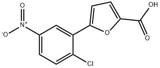 5-(2-CHLORO-5-NITRO-PHENYL)-FURAN-2-CARBOXYLIC ACID 结构式