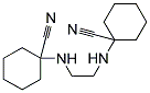 1-([2-[(1-CYANOCYCLOHEXYL)AMINO]ETHYL]AMINO)CYCLOHEXANECARBONITRILE 结构式