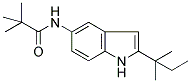 N-[2-(1,1-DIMETHYLPROPYL)-1H-INDOL-5-YL]-2,2-DIMETHYLPROPANAMIDE 结构式