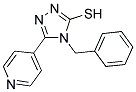 4-BENZYL-5-PYRIDIN-4-YL-4H-1,2,4-TRIAZOLE-3-THIOL 结构式