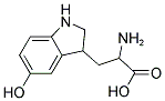 2-AMINO-3-(5-HYDROXY-2,3-DIHYDRO-1H-INDOL-3-YL)-PROPIONIC ACID 结构式