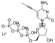 5-PROPYNYL-2'-DEOXYCYTIDINE-5'-TRIPHOSPHATE LITHIUM SALT 结构式