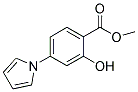 METHYL 2-HYDROXY-4-(1H-PYRROL-1-YL)BENZENECARBOXYLATE 结构式