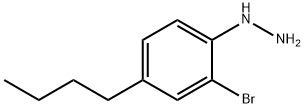(2-BROMO-4-BUTYL-PHENYL)-HYDRAZINE 结构式
