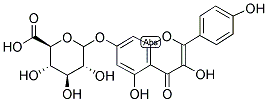 3-HYDROXYAPIGENIN-7-O-GLUCURONIDE 结构式
