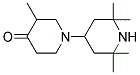 1-(2,2,6,6-TETRAMETHYLPIPERIDINE-4-YL)-3-METHYL-4-PIPERIDINONE 结构式