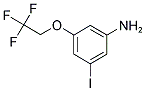 3-IODO-5-(2,2,2-TRIFLUOROETHOXY)ANILINE 结构式