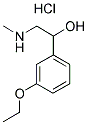 1-(3-ETHOXY-PHENYL)-2-METHYLAMINO-ETHANOLHYDROCHLORIDE 结构式