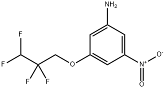 3-硝基-5-(2,2,3,3-四氟丙氧基)苯胺 结构式